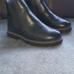 River Island Black Ankle Boots